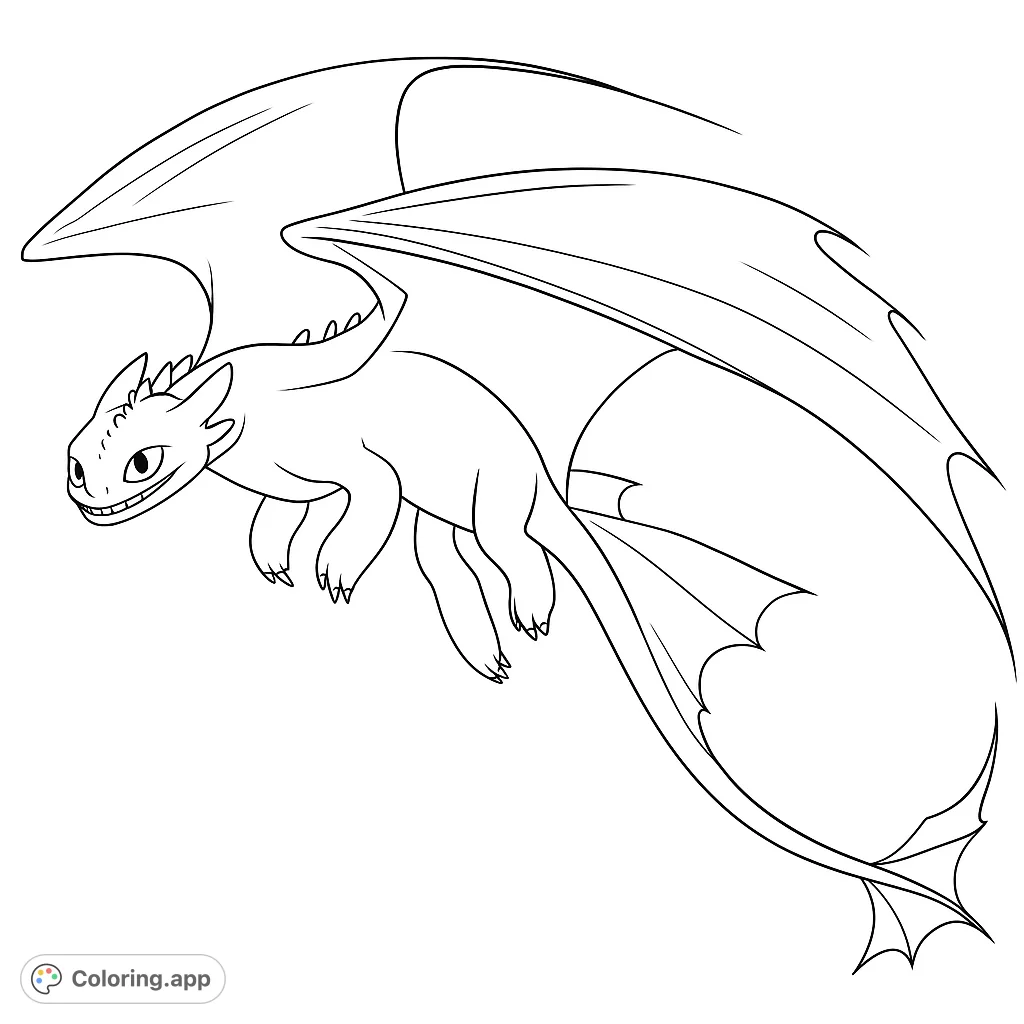 A majestic dragon with vast wings soars, ready for adventure. Perfect for fantasy fans and dragon enthusiasts.