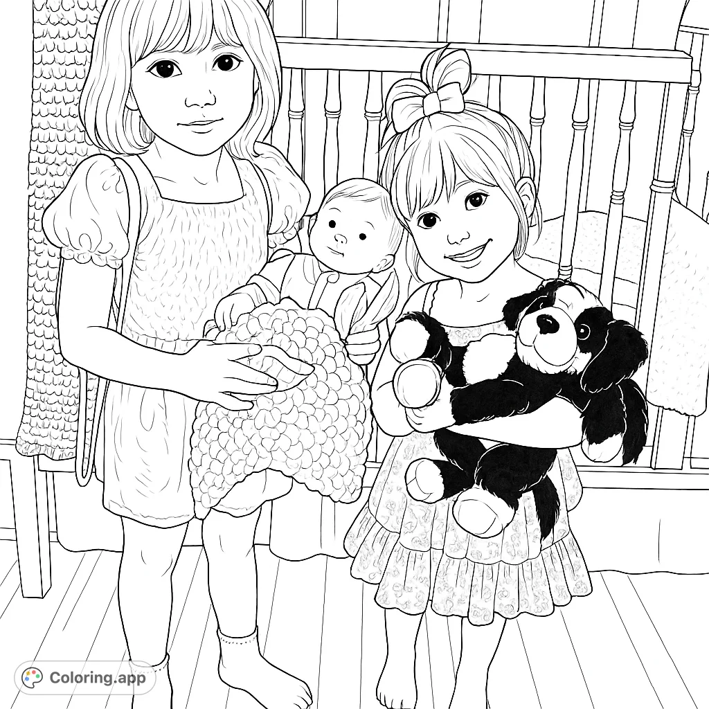 Discover this beautifully crafted printable coloring page with balanced design elements perfect for relaxation and creative expression for both kids and adults.