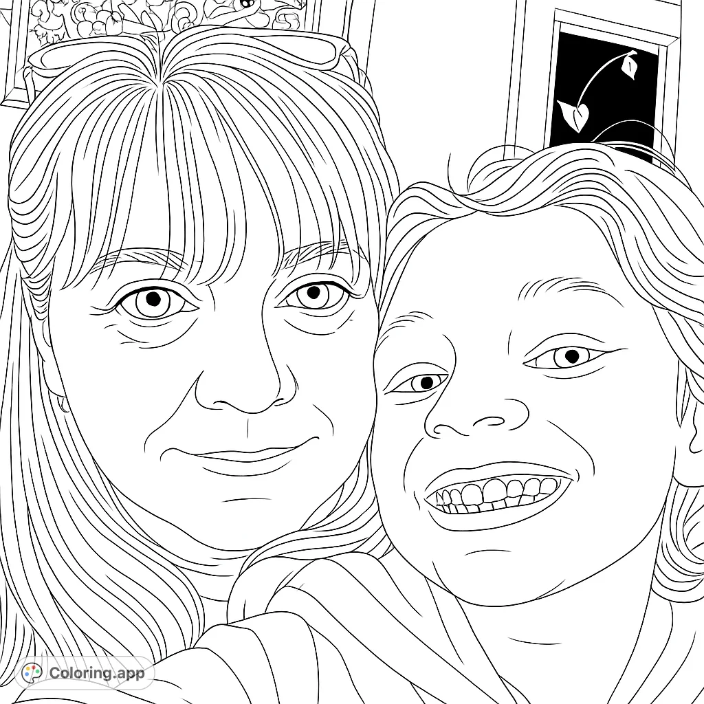 A heartwarming portrait of an adult and child sharing a close, joyful moment, perfect for celebrating family bonds and connection.