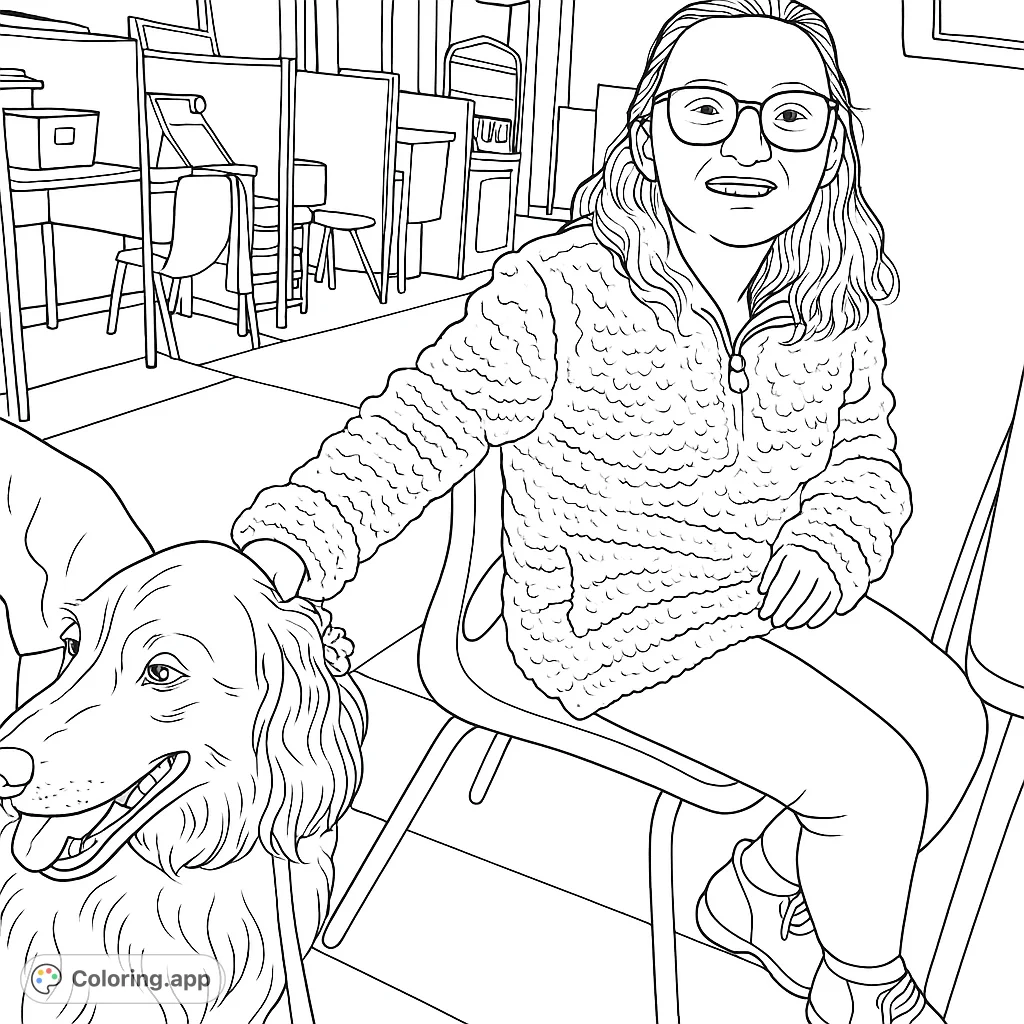 A heartwarming scene of a person gently petting a friendly dog, with another hand also showing affection. Perfect for animal lovers.