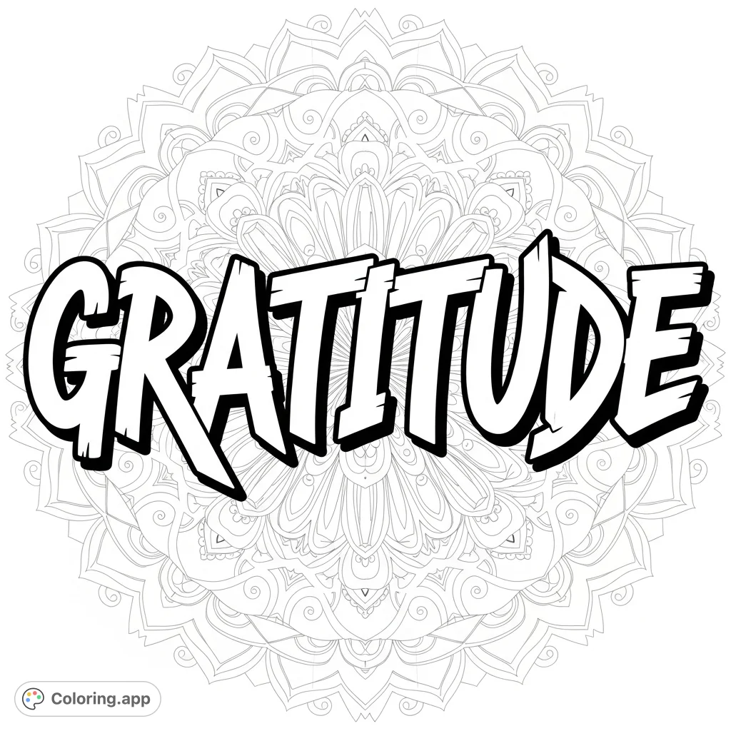 Graffiti Gratitude Mandala Coloring app graffiti-gratitude-mandala-coloring-app