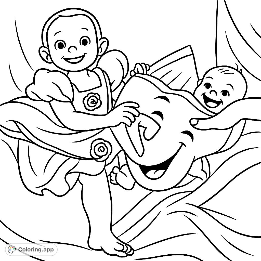 Discover this beautifully crafted printable coloring page with balanced design elements perfect for relaxation and creative expression for both kids and adults.