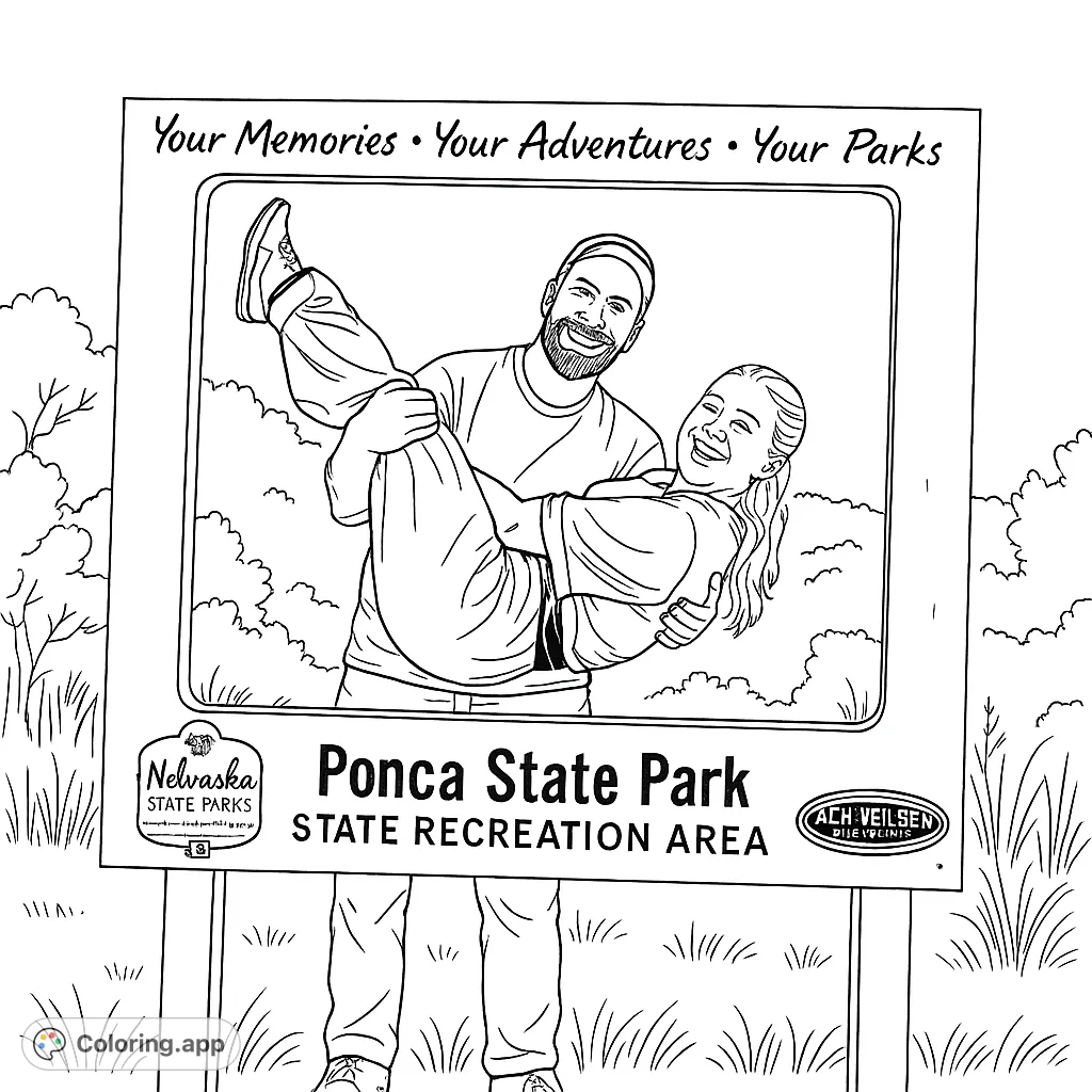 Capture a moment of playful adventure! A couple poses upside down in a park frame, surrounded by nature.