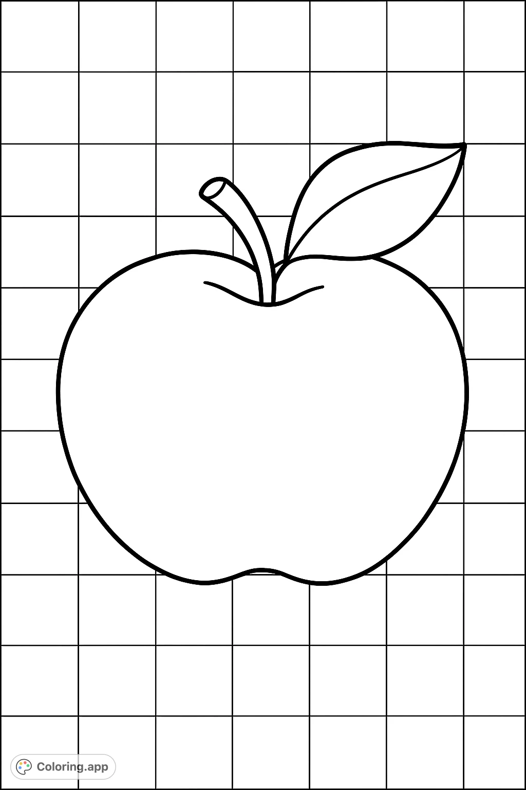 A clean, geometric square grid pattern, perfect for practicing precision, creating pixel art, or designing your own intricate patterns.