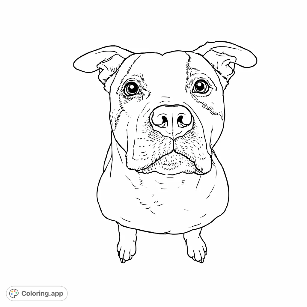 A heartwarming portrait of a friendly dog with expressive eyes and distinct fur patterns, ready for your creative touch. Perfect for canine lovers!