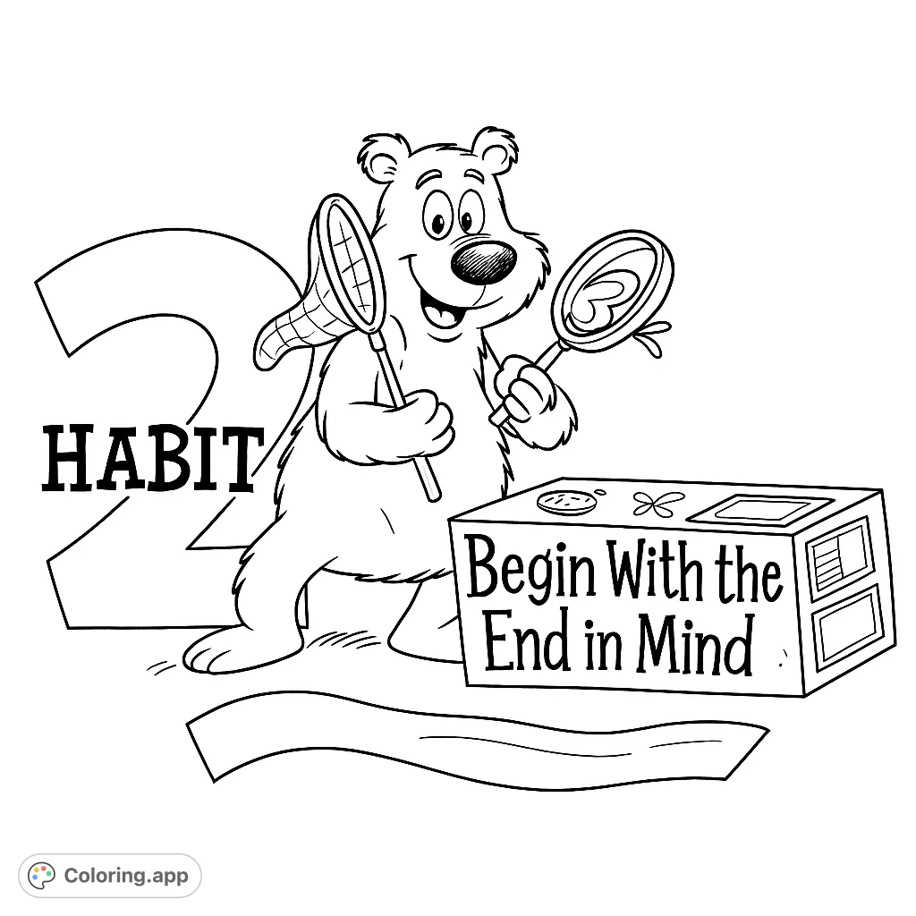 " A fun, educational coloring page for kids.