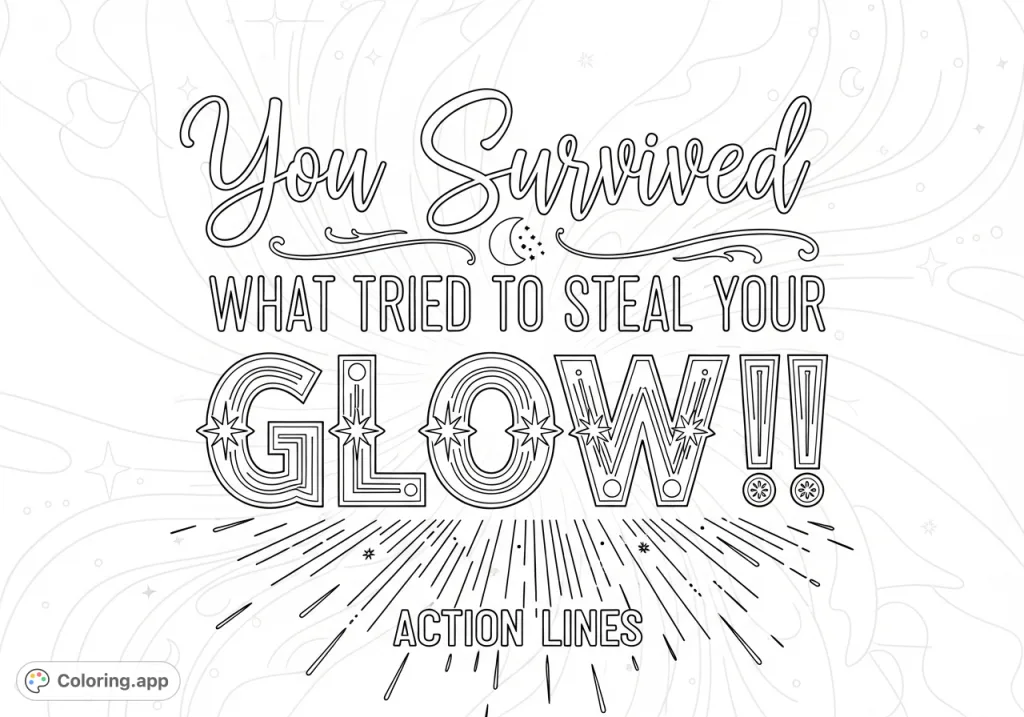 " with radiant patterns, symbolizing strength and triumph.