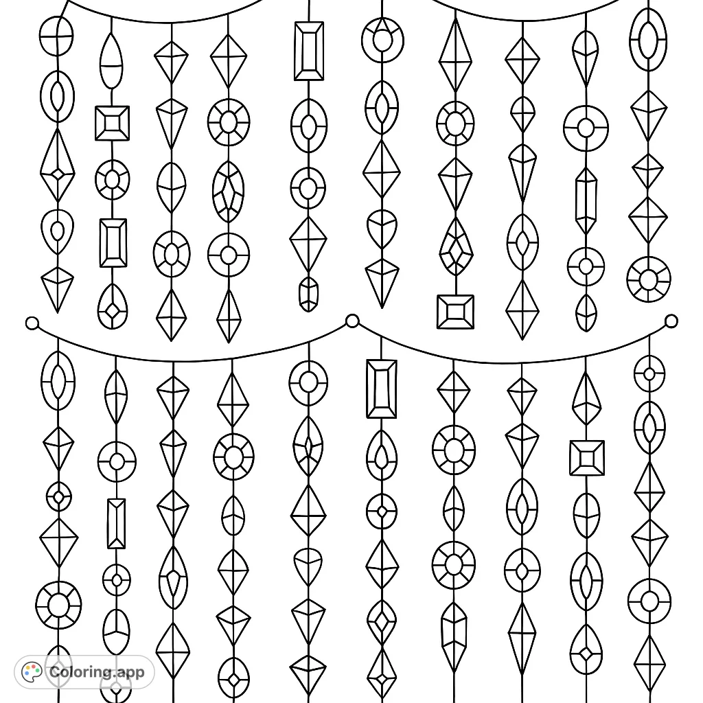 Discover this beautifully crafted printable coloring page with balanced design elements perfect for relaxation and creative expression for both kids and adults.