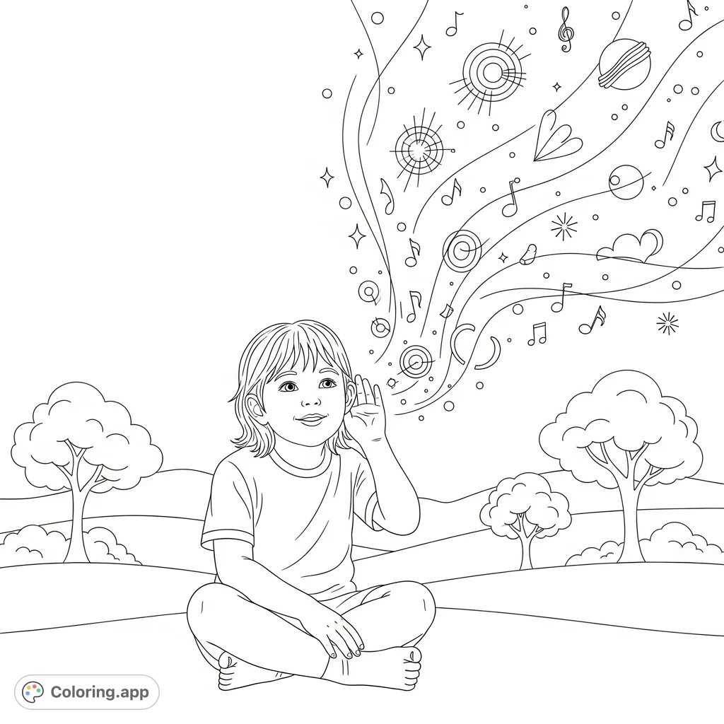 Child's Magical Sound Discovery - Coloring.app