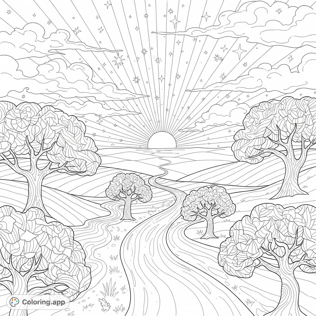 Life Paths Coloring Guided Spiritual Journey - Coloring.app