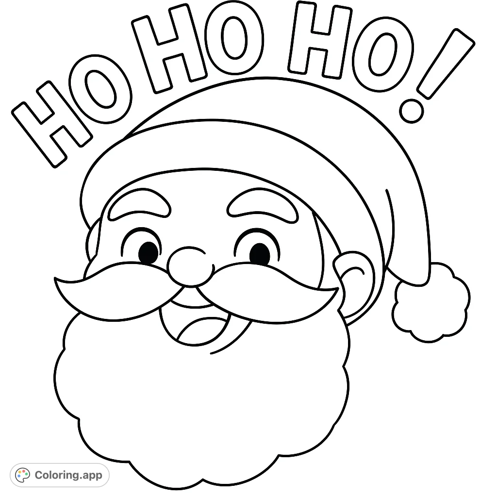 ' above. Perfect for holiday fun and festive coloring.