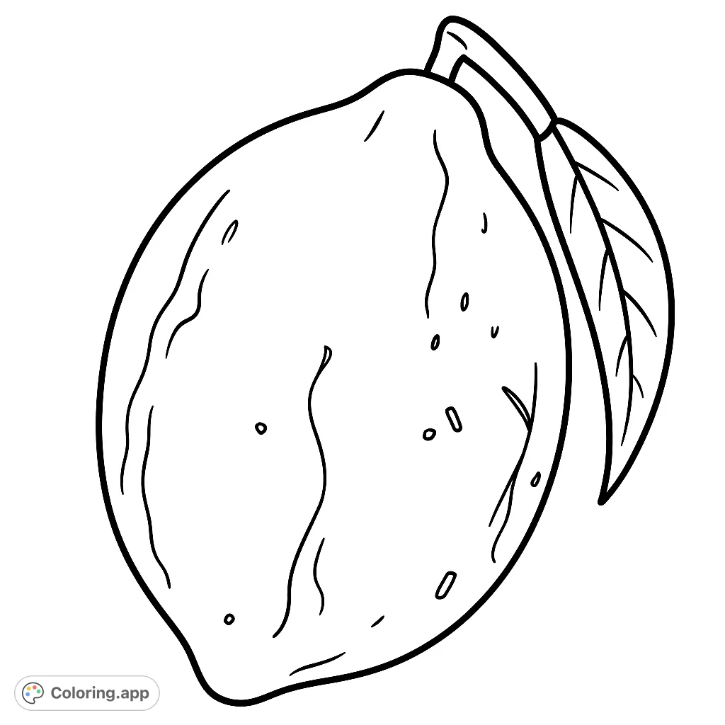 Discover the unique shapes of this exotic dragon fruit coloring page, perfect for exploring tropical themes and imaginative palettes.