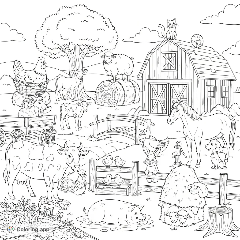 Discover prepositions with adorable farm animals! Engage with cows, pigs, and sheep demonstrating 'in,' 'on,' 'under,' and more in fun farm scenes.