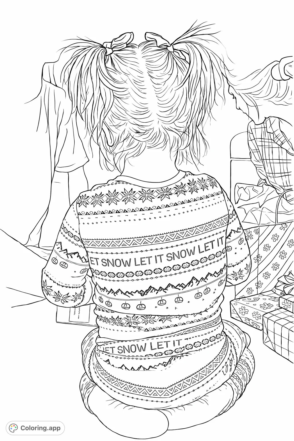 Discover this beautifully crafted printable coloring page with balanced design elements perfect for relaxation and creative expression for both kids and adults.