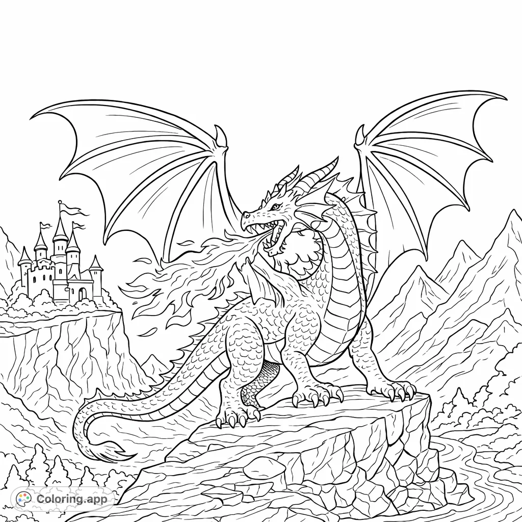 A completely blank coloring page, inviting boundless imagination and free-form artistic expression. Design your own masterpiece!