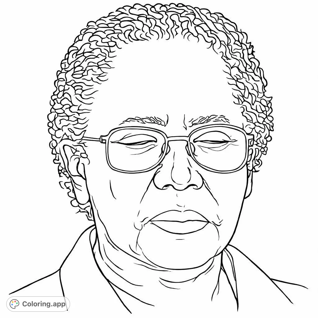 A detailed portrait of a person wearing distinct glasses, offering a calming and thoughtful subject for creative expression and focus.