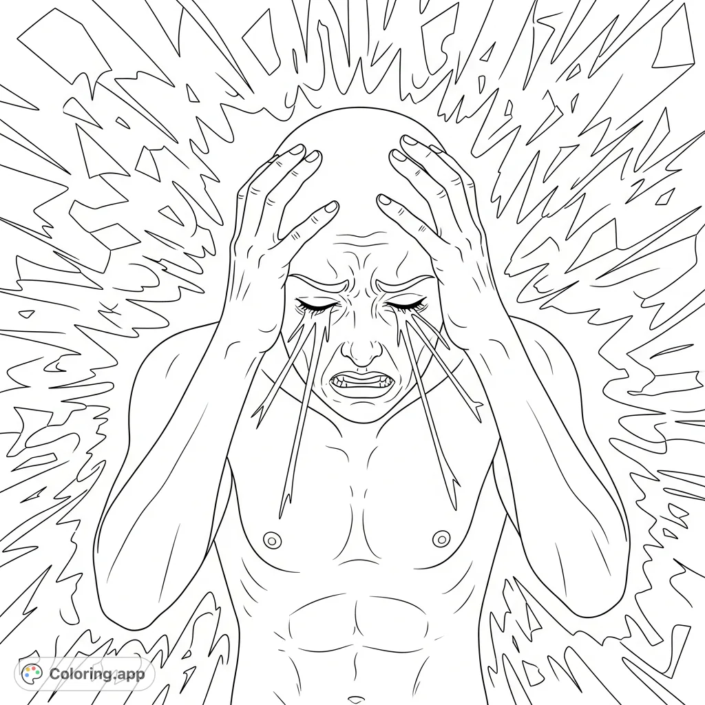 Emotional Painful Panic - Coloring.app