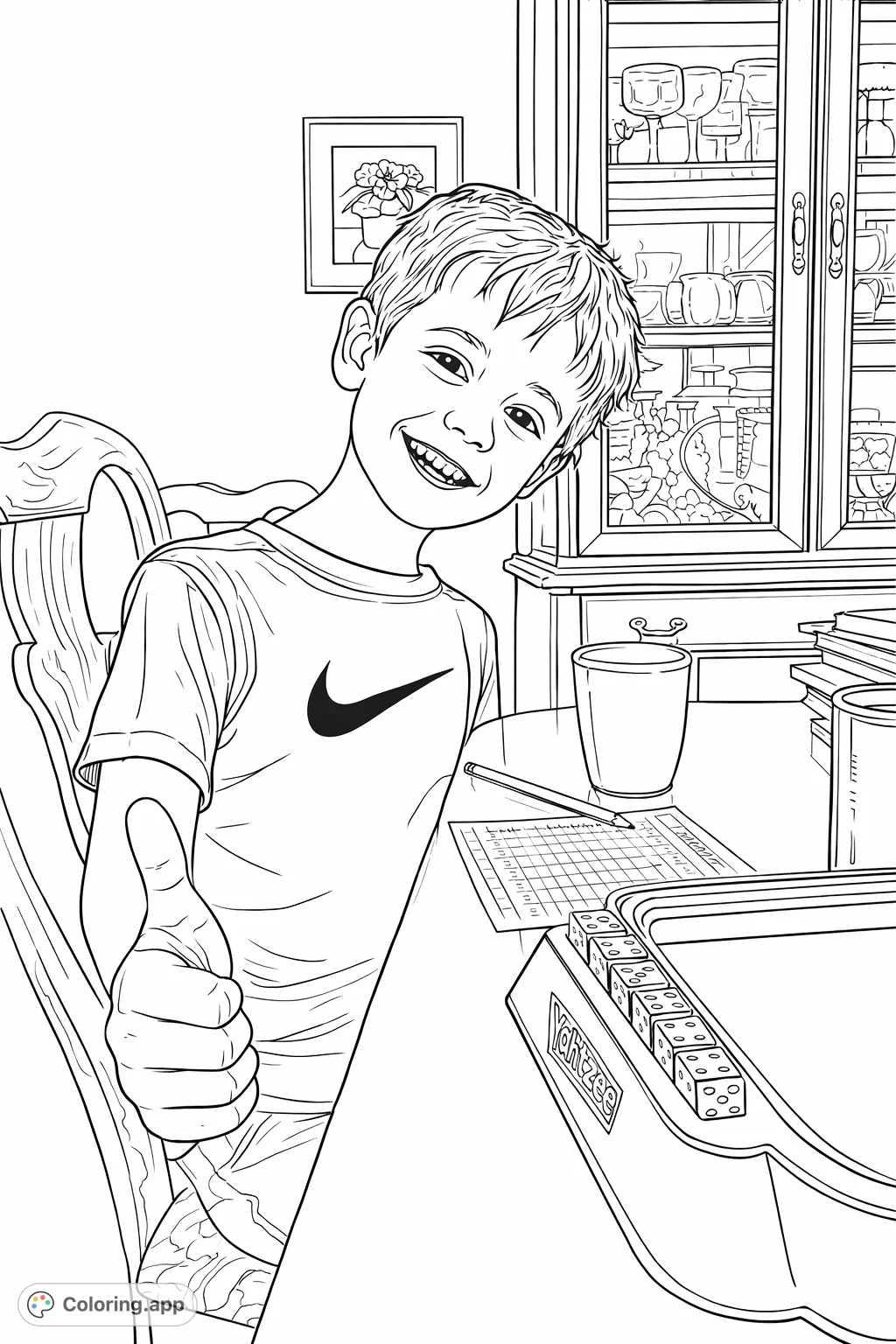 Discover this beautifully crafted printable coloring page with balanced design elements perfect for relaxation and creative expression for both kids and adults.