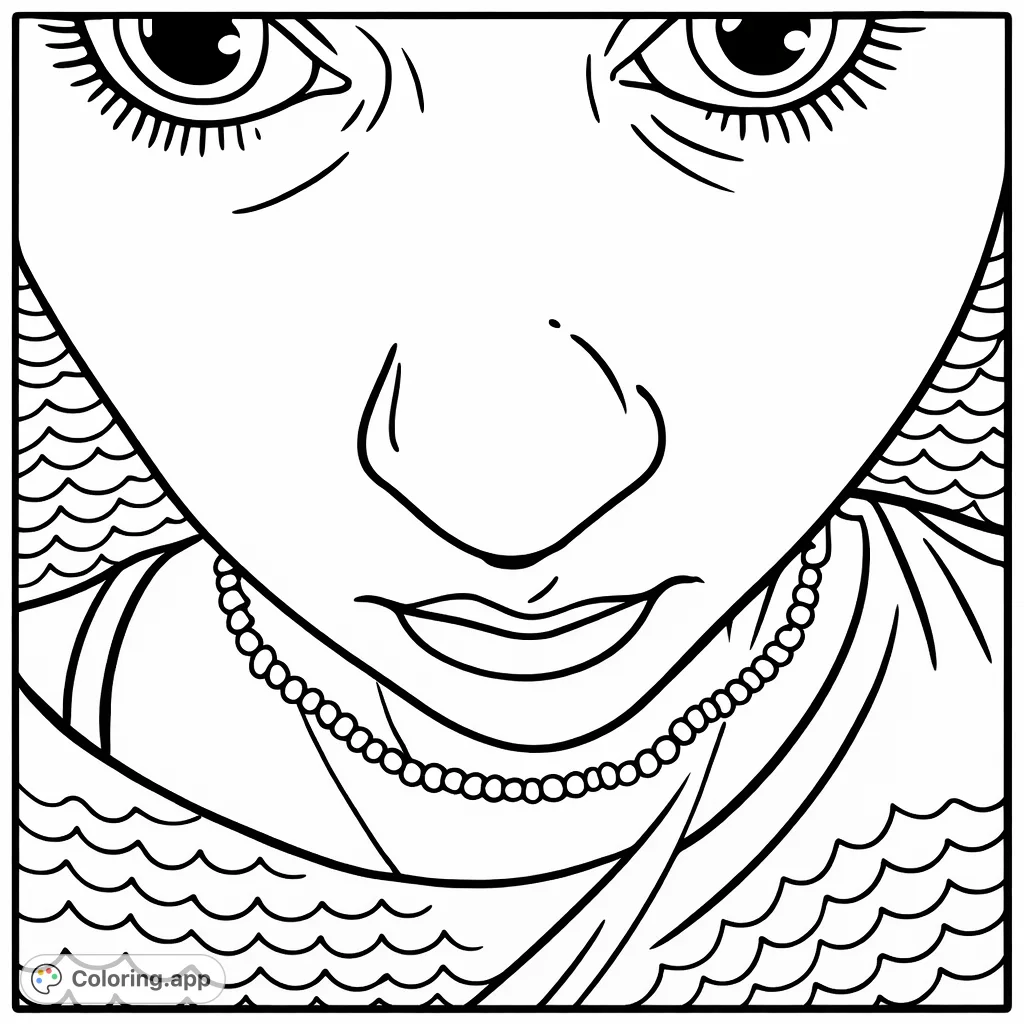 A captivating close-up of a person's face, featuring expressive eyes, a distinct nose, and a charming smile. Perfect for personalized artistic expression.