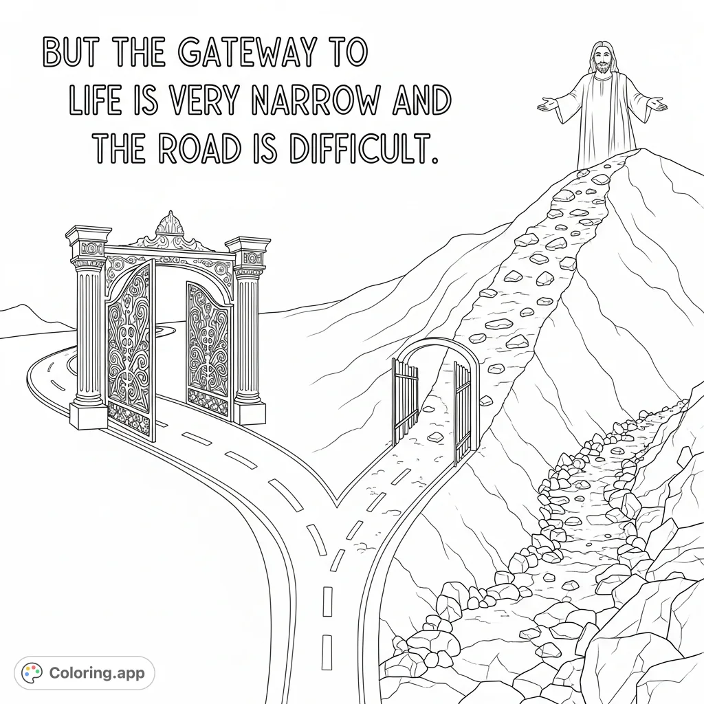 Life Paths Coloring Paths to Life's Journey - Coloring.app