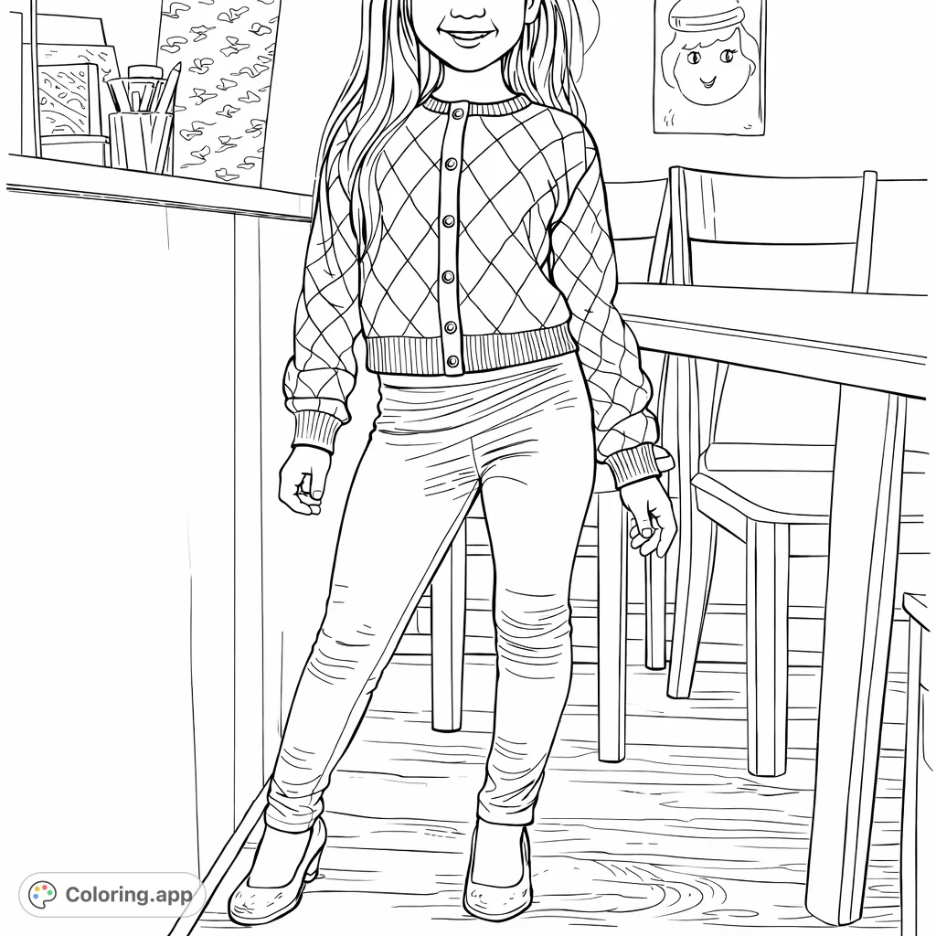 Discover this beautifully crafted printable coloring page with balanced design elements perfect for relaxation and creative expression for both kids and adults.