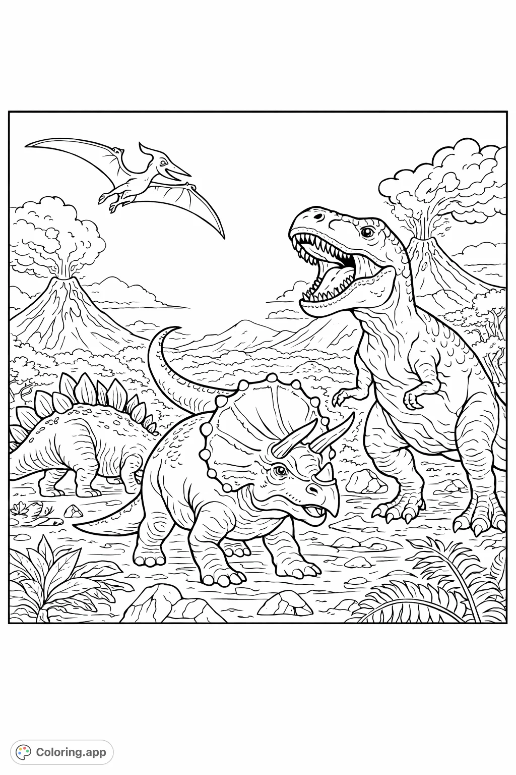 Unleash your inner artist on this blank canvas coloring page. A minimalist design offering limitless creative possibilities for unique designs.