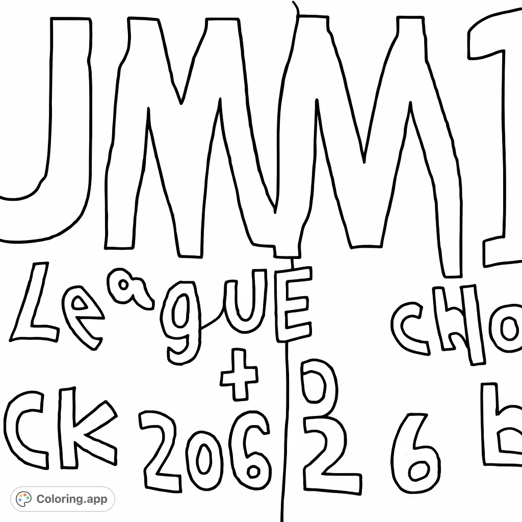 A bold graphic statement featuring large text "UMM1 AGUE K2026b" on a split background with a wavy divider. Perfect for customizing messages.