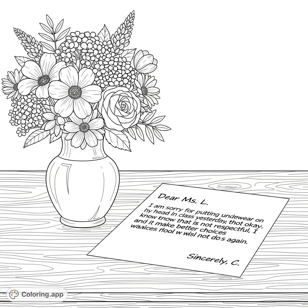 A heartfelt apology letter from Henry C. to Ms.