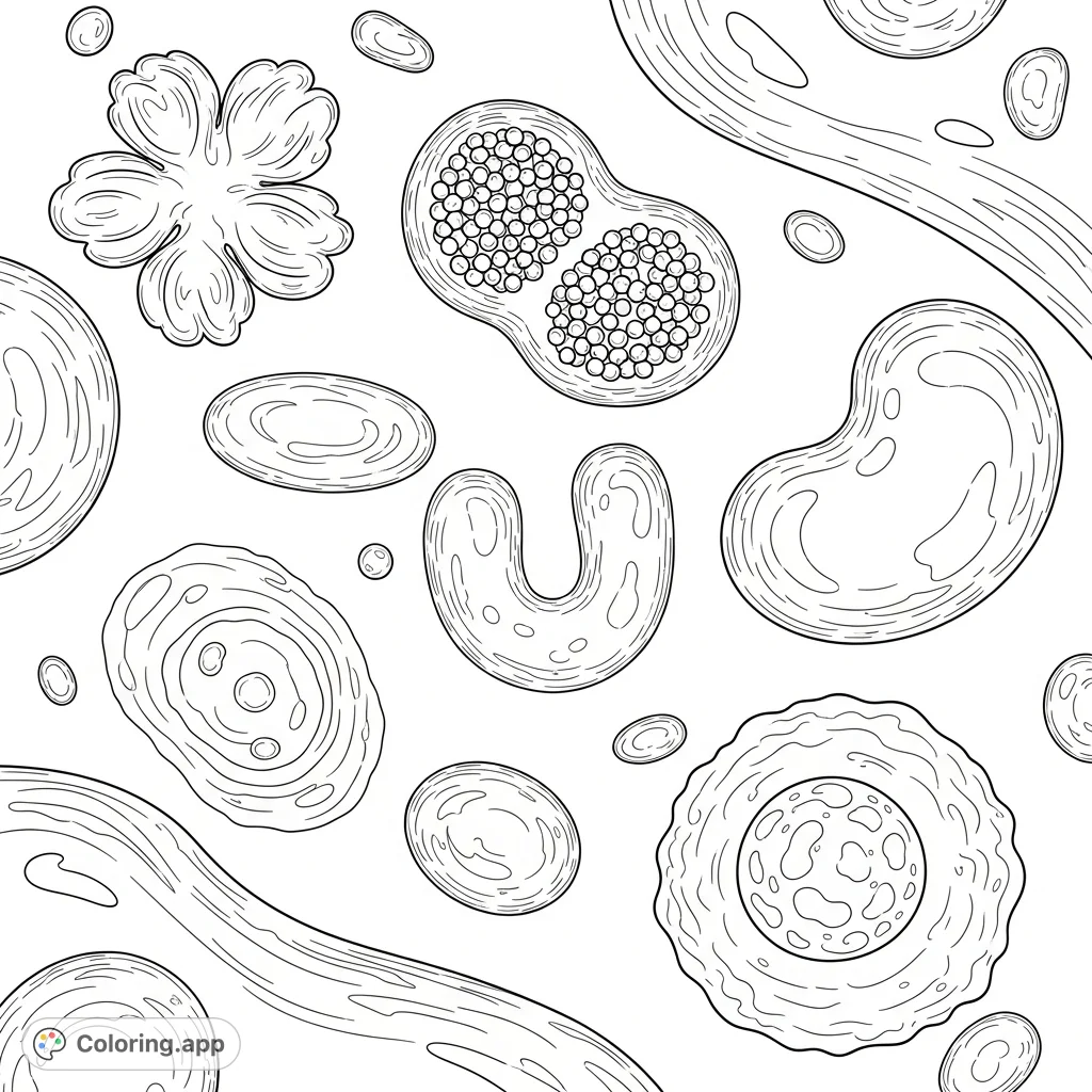 Discover this beautifully crafted printable coloring page with balanced design elements perfect for relaxation and creative expression for both kids and adults.