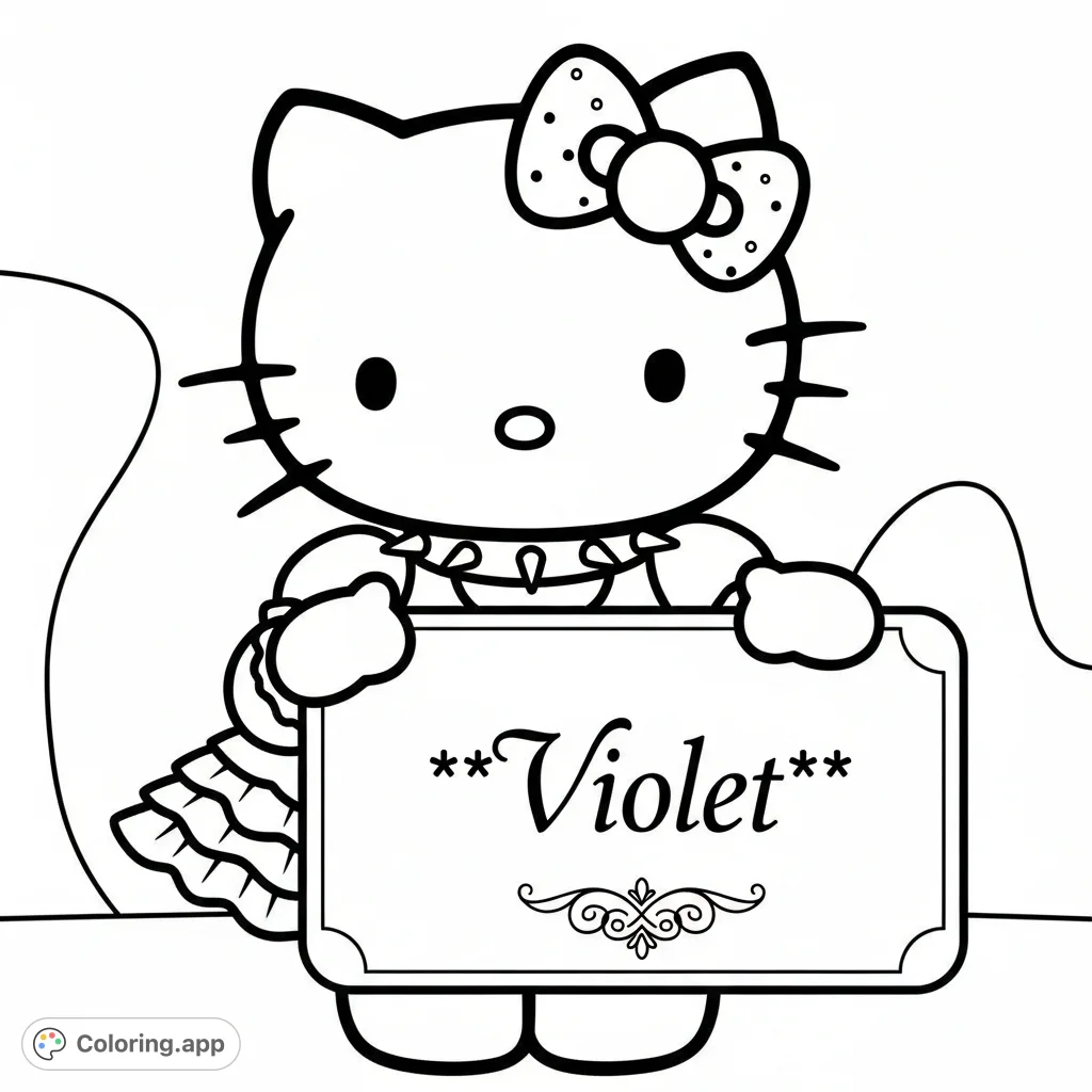 " A delightful blend of cute and alternative for coloring fun.