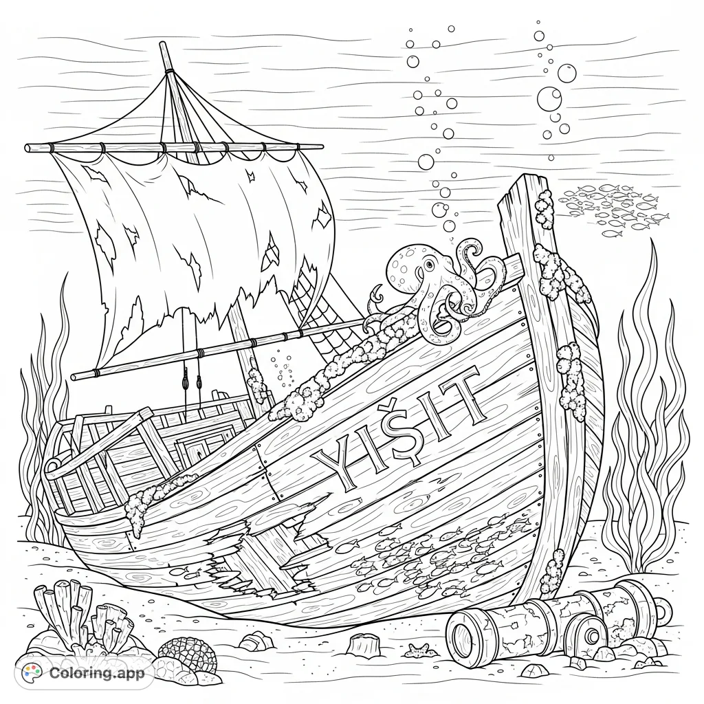 " A mysterious underwater adventure.