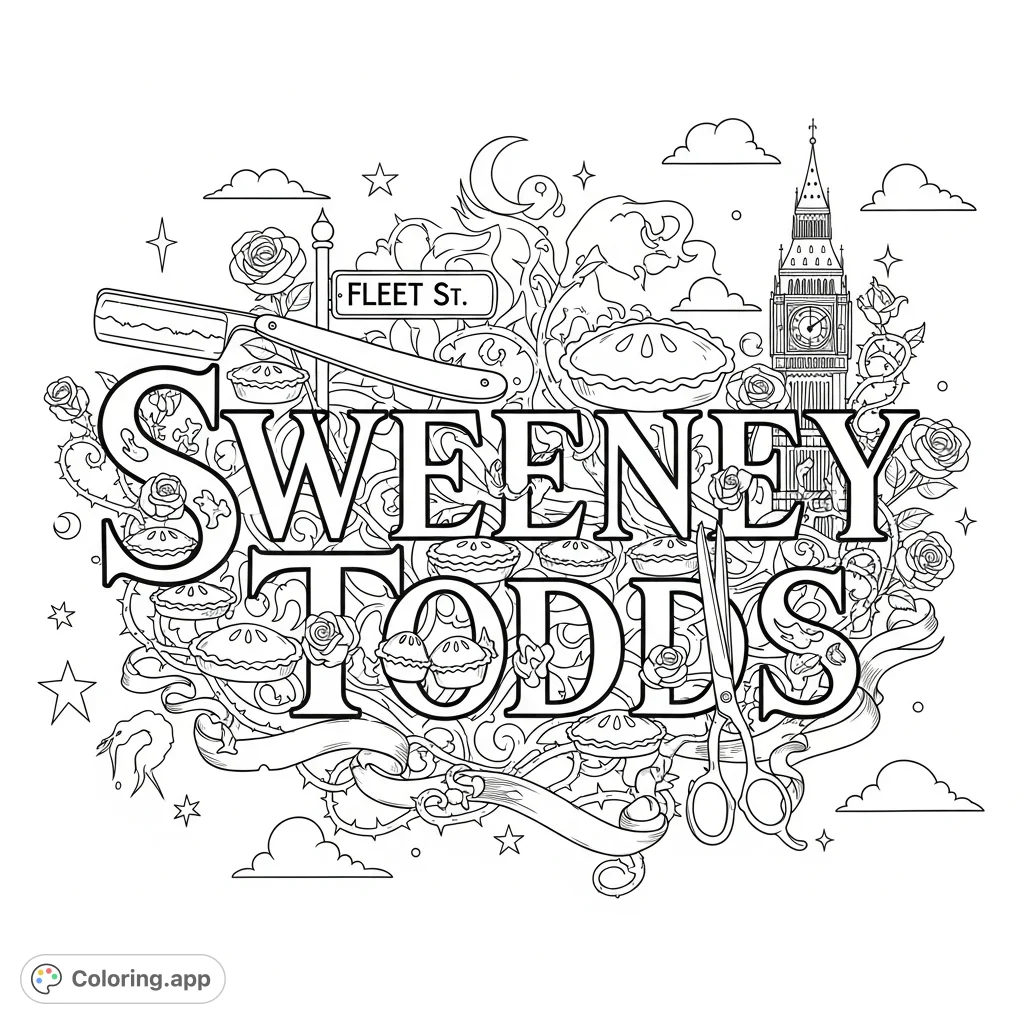 " details. Free printable coloring page for adults.