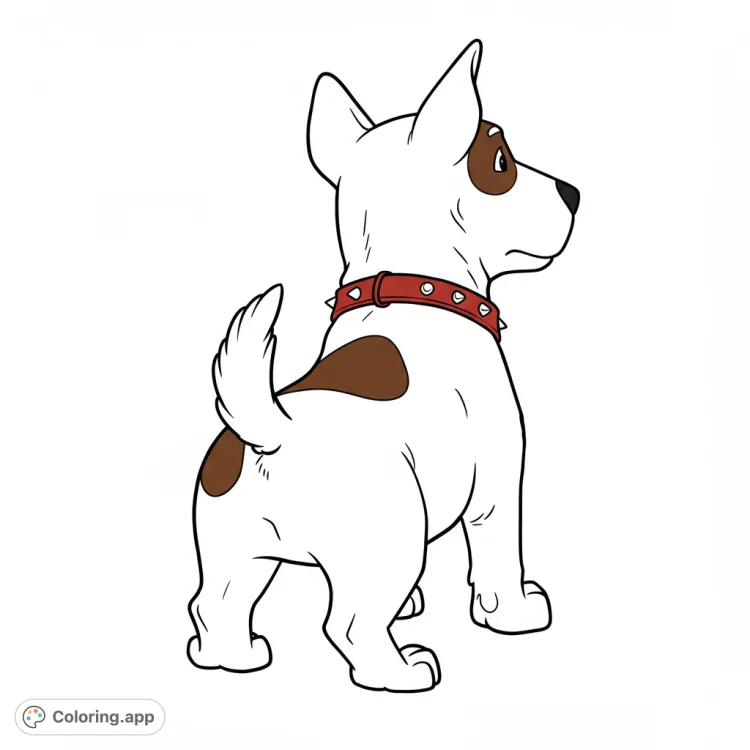 Scud's Backside Coloring Page