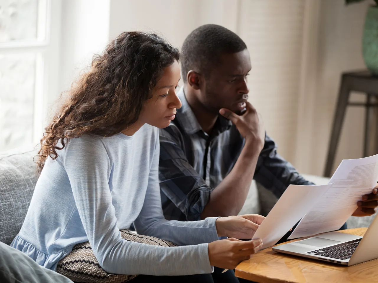 Couple in need of rent loan assistance.