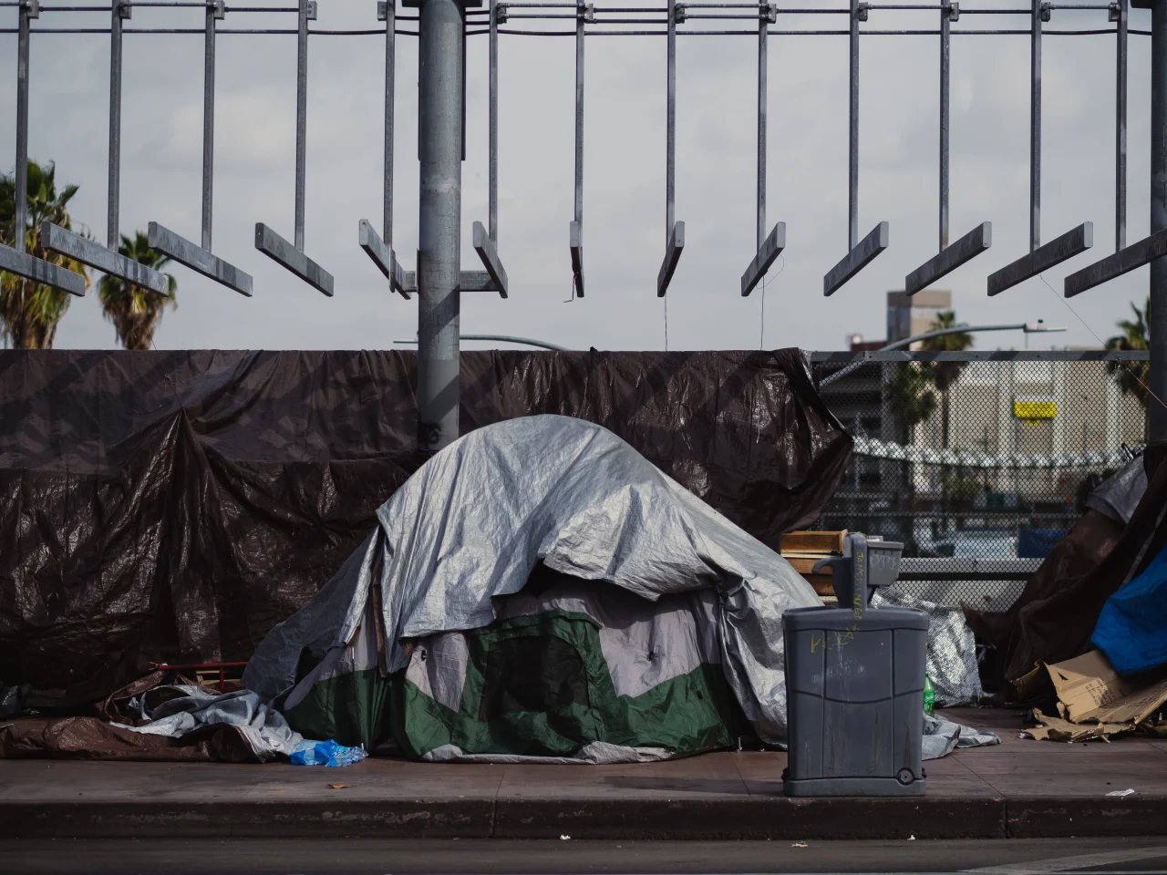 tent on the street