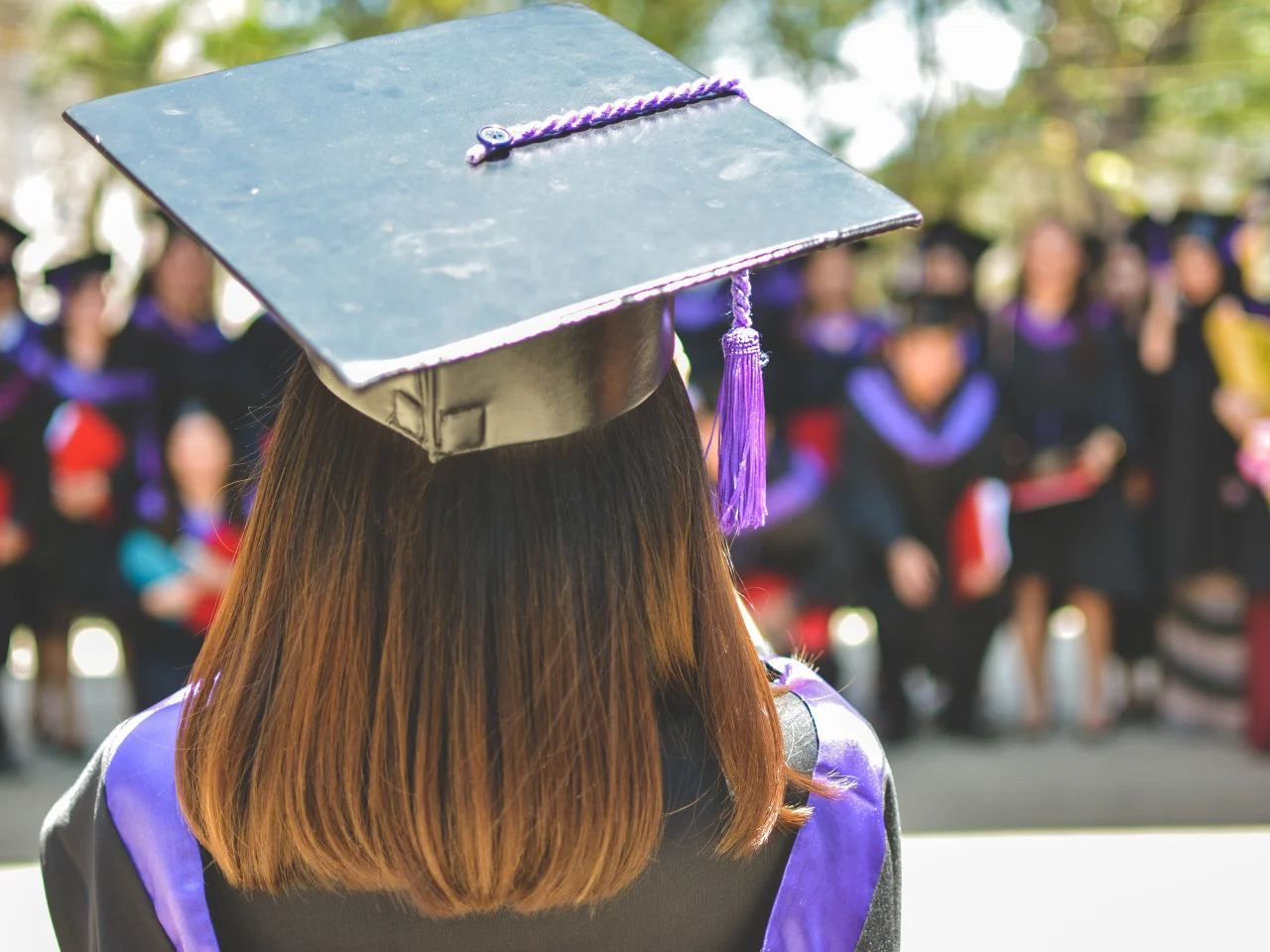 student graduating