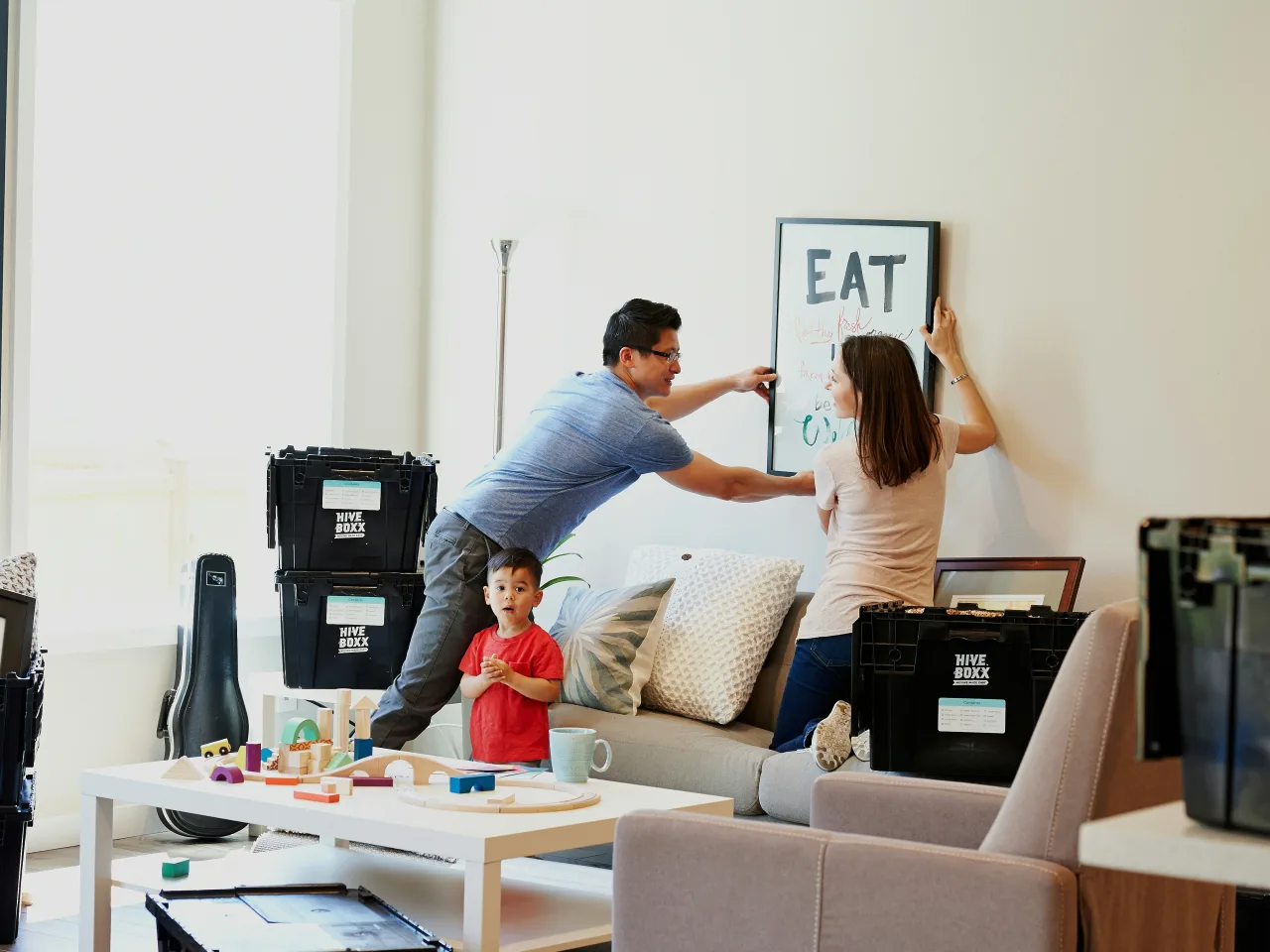 moving in