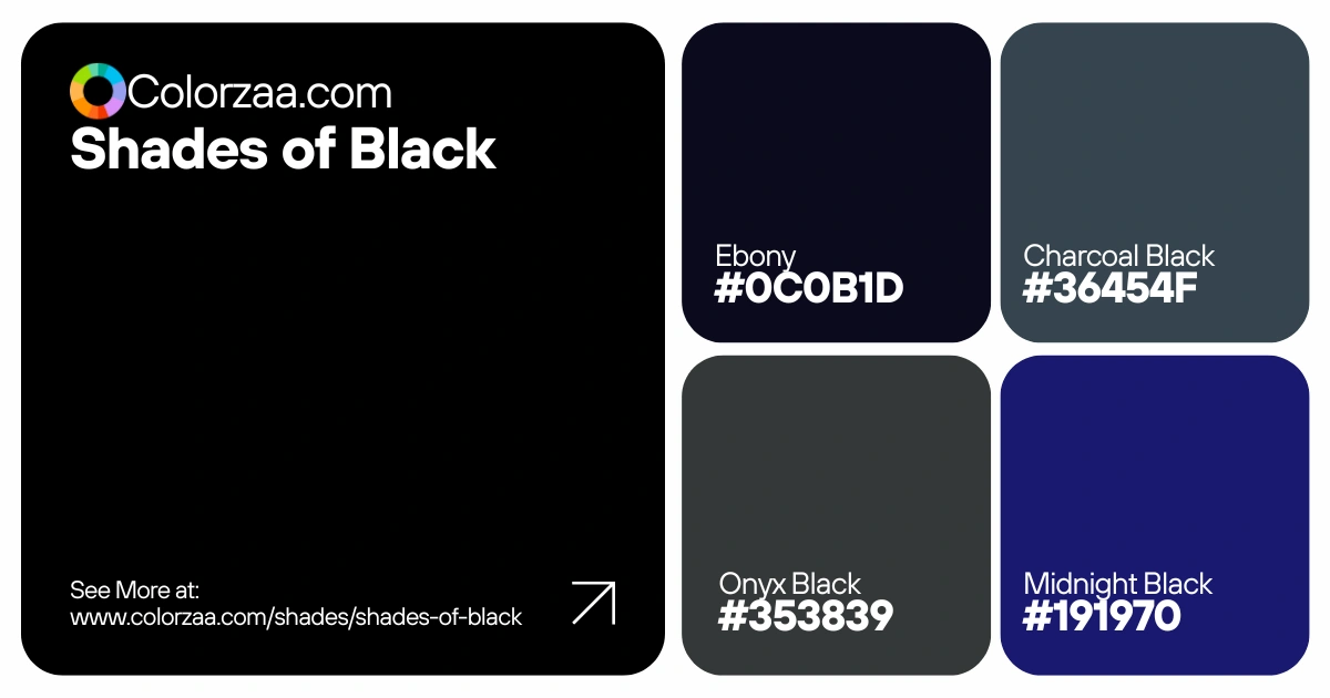 Shades of Black