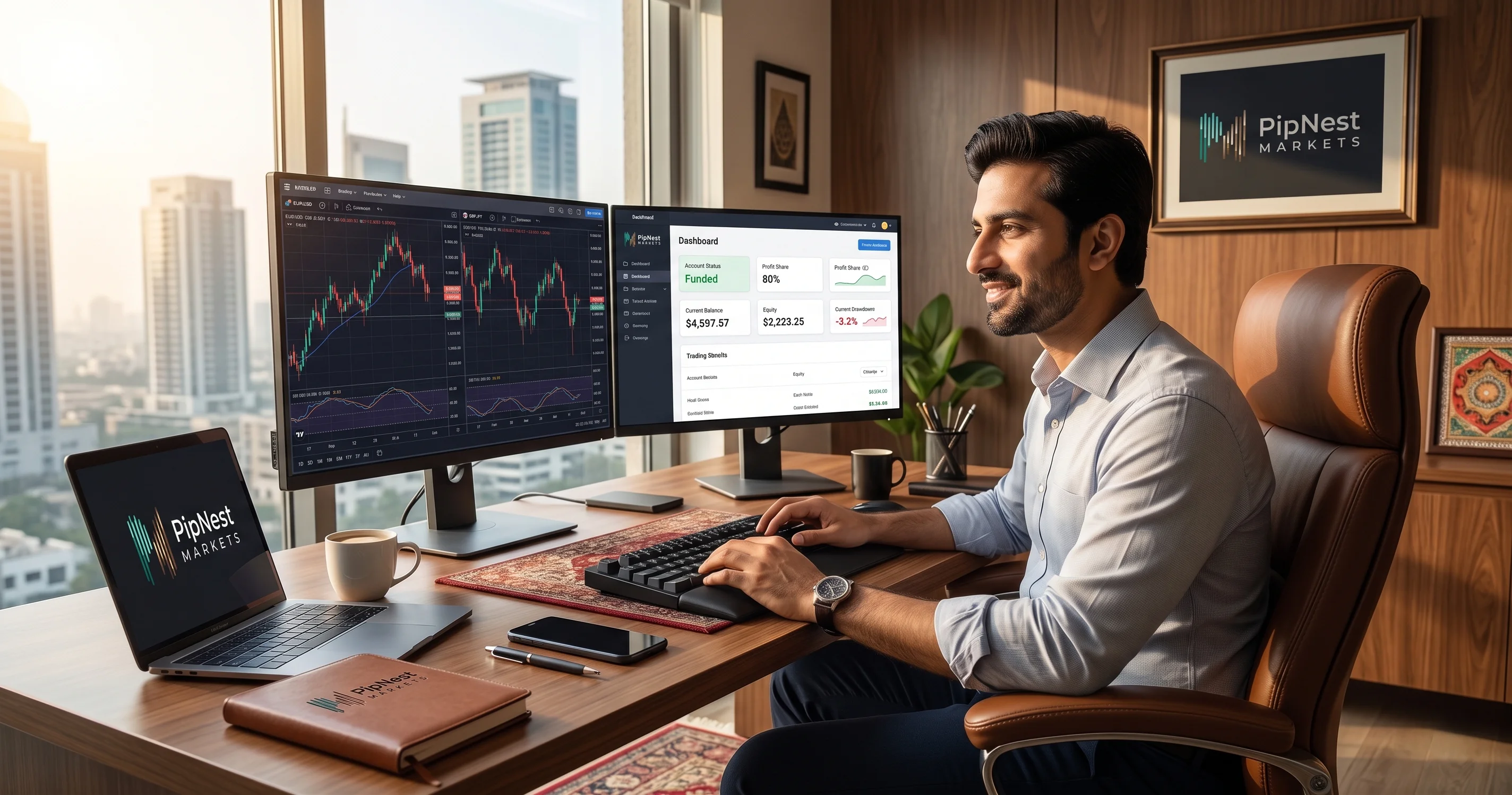Funded Trader Pakistan – Get Up to $200,000 Trading Capital | PipNest Markets