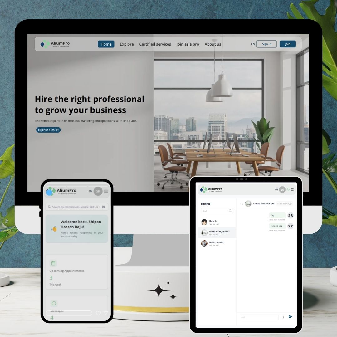 AliumPro – Freelancer Booking & Consultation Platform
