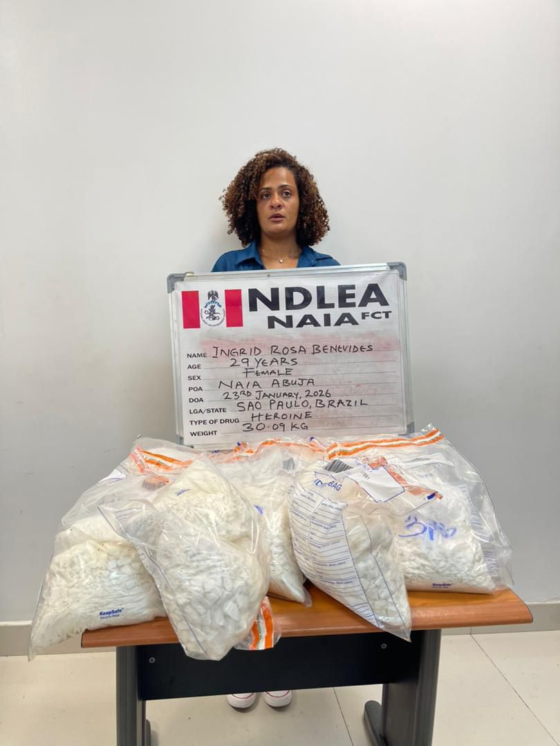 NDLEA intercepts Brazilian lady with N3b heroin in coffee packs at Abuja airport - FinancialEDGE