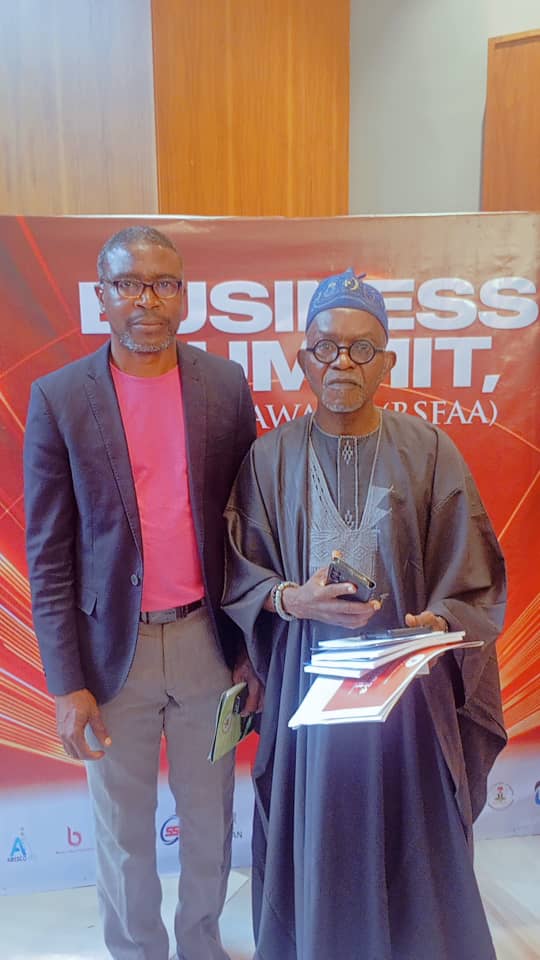 Odume Festus and Hon. Olugbenga Hakeem Abdulai Share Insights at Business Summit - FinancialEDGE