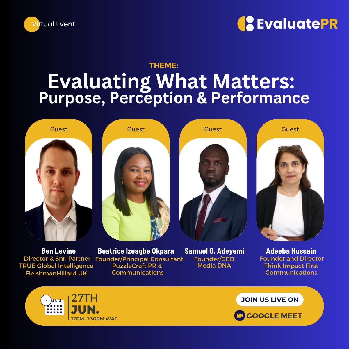 Top PR Experts to Share Insights on Evaluating What Matters at EvaluatePR Virtual Event—June 27, 2025 - FinancialEDGE