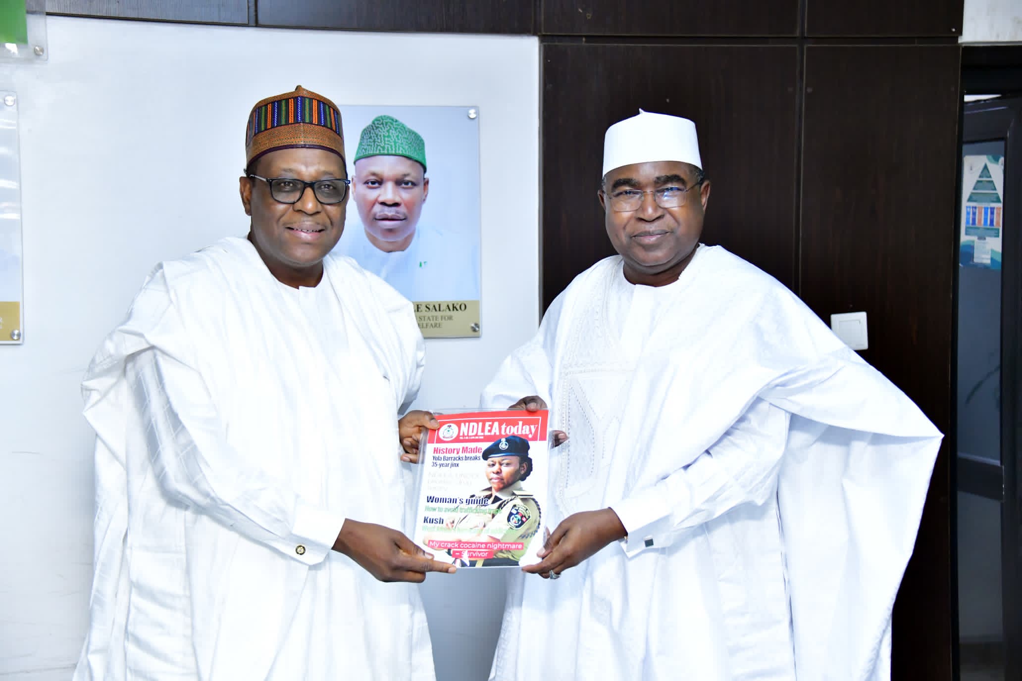 NDLEA Boss courtesy visit to Minister of Health and Social Welfare, - FinancialEDGE