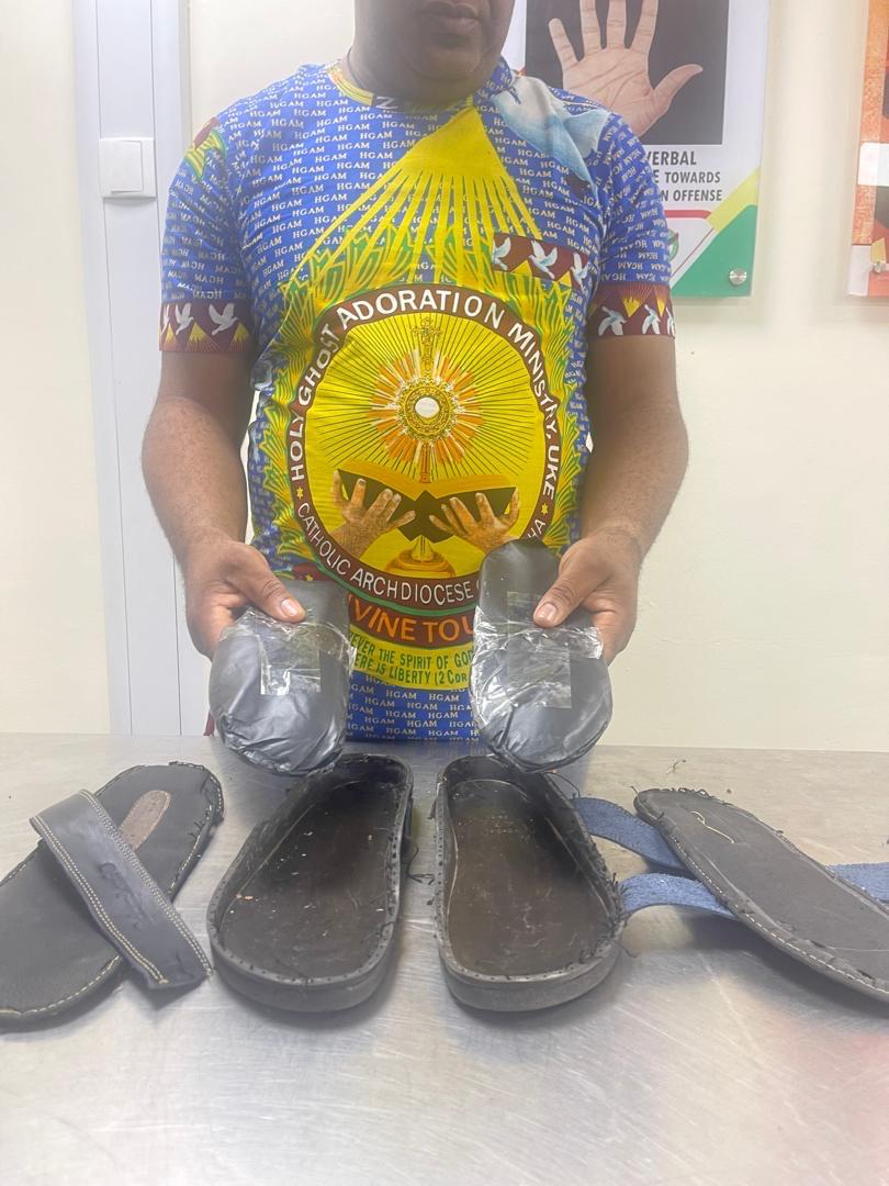 Spain-bound cocaine consignment recovered from businessman’s sandals at MMIA - FinancialEDGE