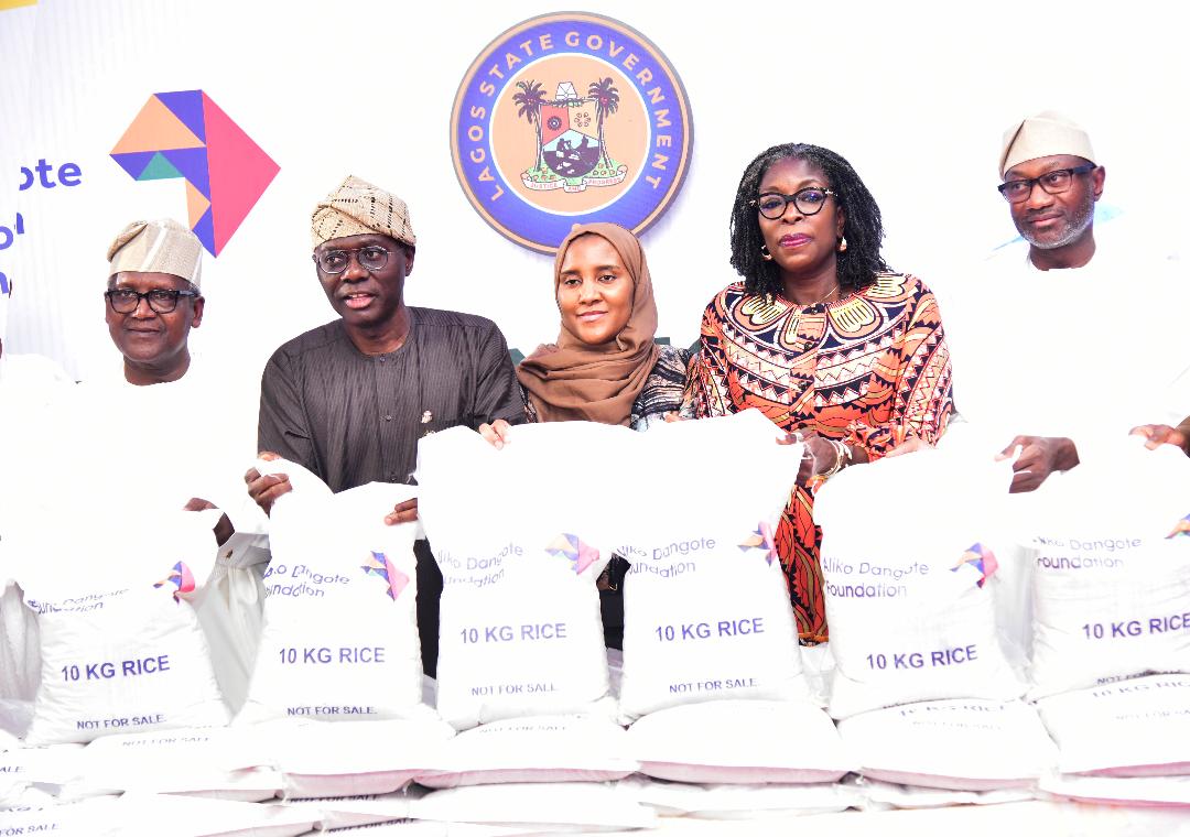 Palliatives: Dangote donates 80,000 bags of rice to Lagos residents … Sanwo-Olu says Dangote prioritize Nigerians’ welfare above profit - FinancialEDGE