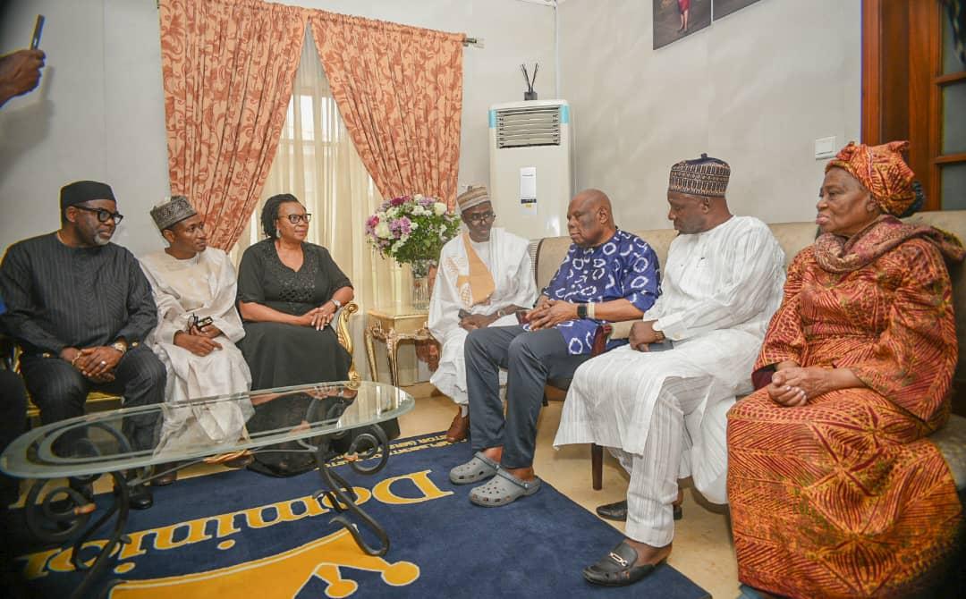 NDIC Condolence Visit To Dr. Herbert Wigwe Parent - FinancialEDGE