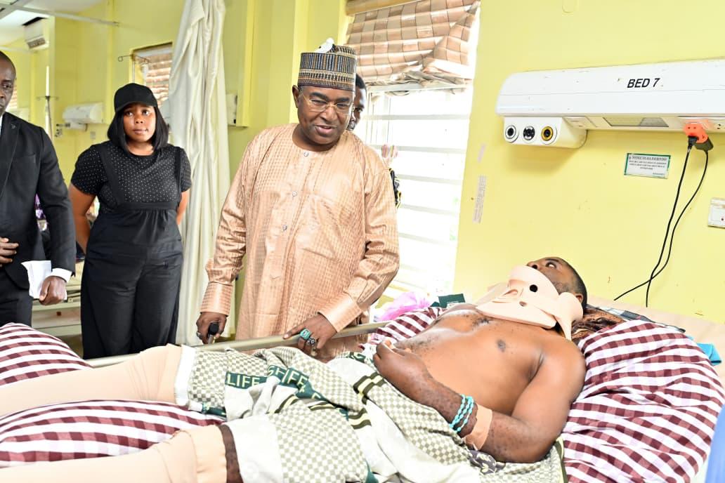 Marwa visits injured NDLEA officers in hospital, assures them of justice, full support