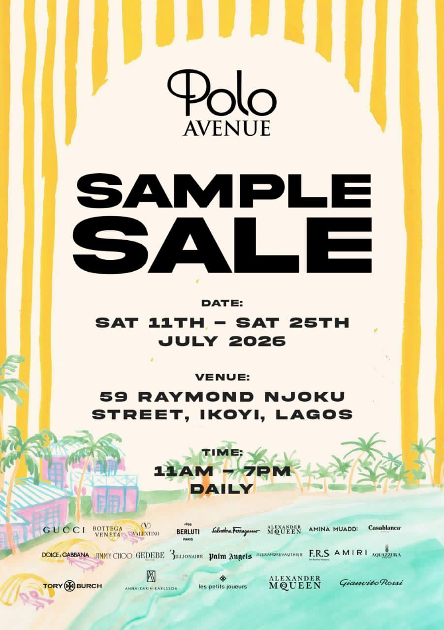 Polo Avenue Invites Lagos To 2026 Exclusive Sample Sale 