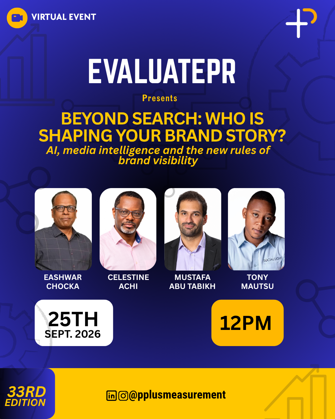 P+ Measurement Services Hosts 33rd EvaluatePR on AI, Media Intelligence and the New Rules of Brand Visibility